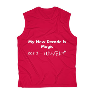 Men's Sleeveless Mathematical "U Love Me" Performance Tee