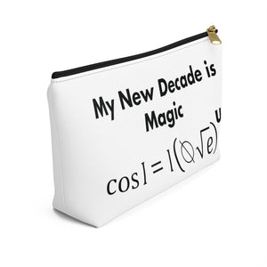 Mathematical "I Love U" Accessory Pouch w T-bottom