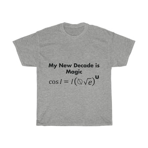 Unisex Mathematical "I Love U" Heavy Cotton Tee
