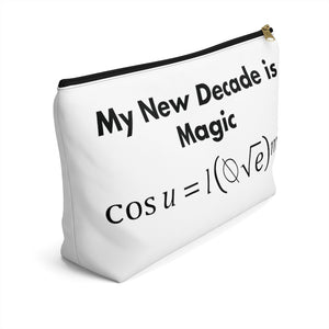 Mathematical "U Love Me" Accessory Pouch w T-bottom