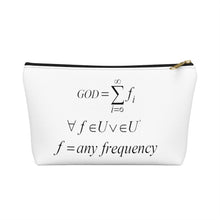 Load image into Gallery viewer, Mathematical &quot;Who is God&quot; Accessory Pouch w T-bottom