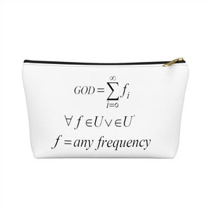 Mathematical "Who is God" Accessory Pouch w T-bottom
