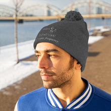 Load image into Gallery viewer, Mathematical &quot;Who is God&quot; Pom Pom Beanie