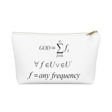 Load image into Gallery viewer, Mathematical &quot;Who is God&quot; Accessory Pouch w T-bottom
