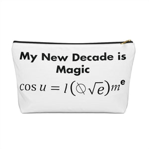 Mathematical "U Love Me" Accessory Pouch w T-bottom