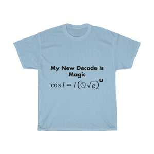 Unisex Mathematical "I Love U" Heavy Cotton Tee