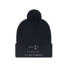 Load image into Gallery viewer, Mathematical &quot;Who is God&quot; Pom Pom Beanie