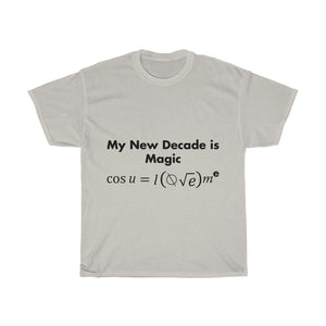 Unisex Mathematical "U Love Me" Heavy Cotton Tee