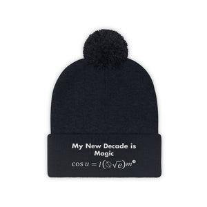 Mathematical I Love Me Pom Pom Beanie