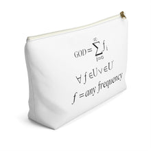Load image into Gallery viewer, Mathematical &quot;Who is God&quot; Accessory Pouch w T-bottom