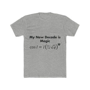 Men's Mathematical "I Love U" Cotton Crew Tee