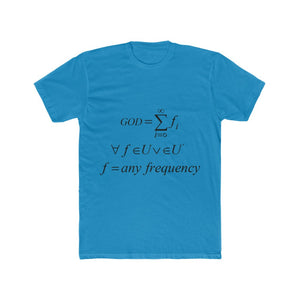 Men's Mathematical "Who is God" Cotton Crew Tee