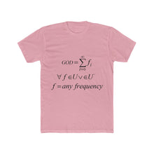Load image into Gallery viewer, Men&#39;s Mathematical &quot;Who is God&quot; Cotton Crew Tee