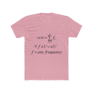 Men's Mathematical "Who is God" Cotton Crew Tee