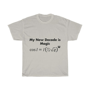 Unisex Mathematical "I Love U" Heavy Cotton Tee