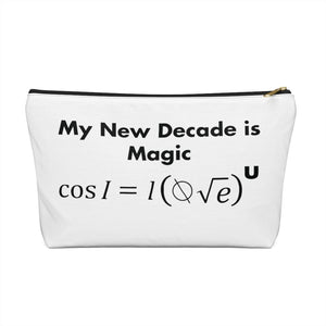 Mathematical "I Love U" Accessory Pouch w T-bottom