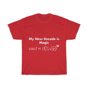 Unisex Mathematical "I Love U" Heavy Cotton Tee