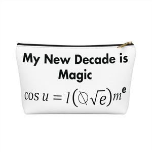 Mathematical "U Love Me" Accessory Pouch w T-bottom