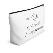 Load image into Gallery viewer, Mathematical &quot;Who is God&quot; Accessory Pouch w T-bottom