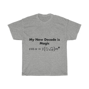 Unisex Mathematical "U Love Me" Heavy Cotton Tee