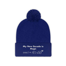 Load image into Gallery viewer, Mathematical &quot;I Love U&quot; Pom Pom Beanie