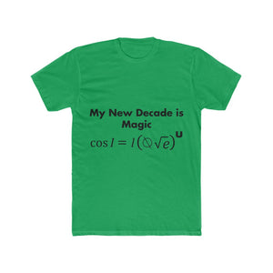 Men's Mathematical "I Love U" Cotton Crew Tee
