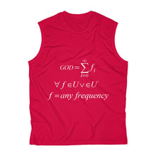 Load image into Gallery viewer, Men&#39;s Sleeveless Mathematical &quot;Who is God&quot; Performance Tee