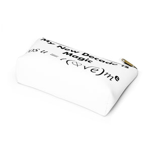 Mathematical "U Love Me" Accessory Pouch w T-bottom