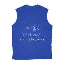 Load image into Gallery viewer, Men&#39;s Sleeveless Mathematical &quot;Who is God&quot; Performance Tee