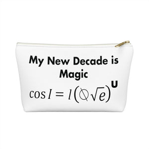 Mathematical "I Love U" Accessory Pouch w T-bottom