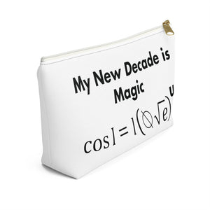 Mathematical "I Love U" Accessory Pouch w T-bottom