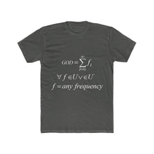 Load image into Gallery viewer, Men&#39;s Mathematical &quot;Who is God&quot; Cotton Crew Tee