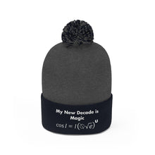 Load image into Gallery viewer, Mathematical &quot;I Love U&quot; Pom Pom Beanie