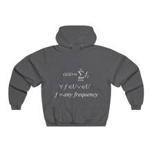 Load image into Gallery viewer, Men&#39;s NUBLEND® Mathematical &quot;Who is God&quot; Hooded Sweatshirt