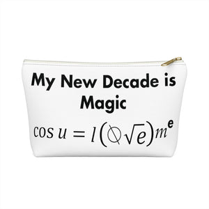 Mathematical "U Love Me" Accessory Pouch w T-bottom
