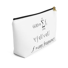 Load image into Gallery viewer, Mathematical &quot;Who is God&quot; Accessory Pouch w T-bottom