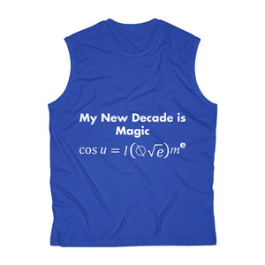 Men's Sleeveless Mathematical "U Love Me" Performance Tee