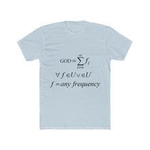 Load image into Gallery viewer, Men&#39;s Mathematical &quot;Who is God&quot; Cotton Crew Tee