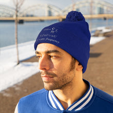 Load image into Gallery viewer, Mathematical &quot;Who is God&quot; Pom Pom Beanie
