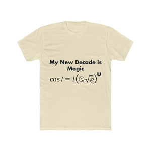Men's Mathematical "I Love U" Cotton Crew Tee