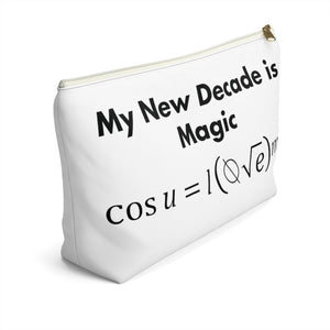 Mathematical "U Love Me" Accessory Pouch w T-bottom