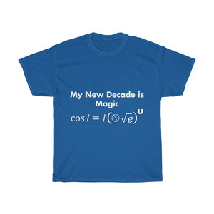 Unisex Mathematical "I Love U" Heavy Cotton Tee
