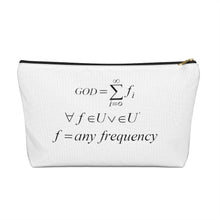 Load image into Gallery viewer, Mathematical &quot;Who is God&quot; Accessory Pouch w T-bottom