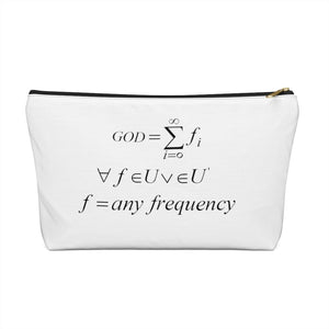 Mathematical "Who is God" Accessory Pouch w T-bottom