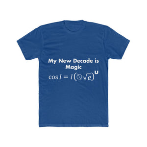 Men's Mathematical "I Love U" Cotton Crew Tee