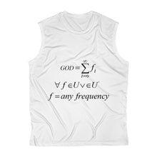Load image into Gallery viewer, Men&#39;s Sleeveless Mathematical &quot;Who is God&quot; Performance Tee