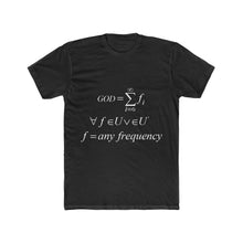 Load image into Gallery viewer, Men&#39;s Mathematical &quot;Who is God&quot; Cotton Crew Tee
