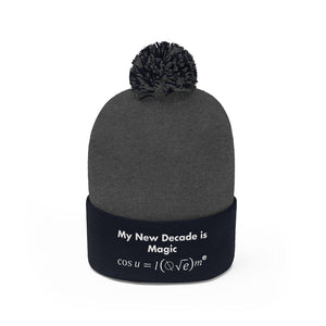 Mathematical I Love Me Pom Pom Beanie