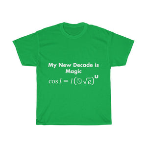 Unisex Mathematical "I Love U" Heavy Cotton Tee