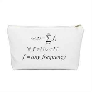 Mathematical "Who is God" Accessory Pouch w T-bottom